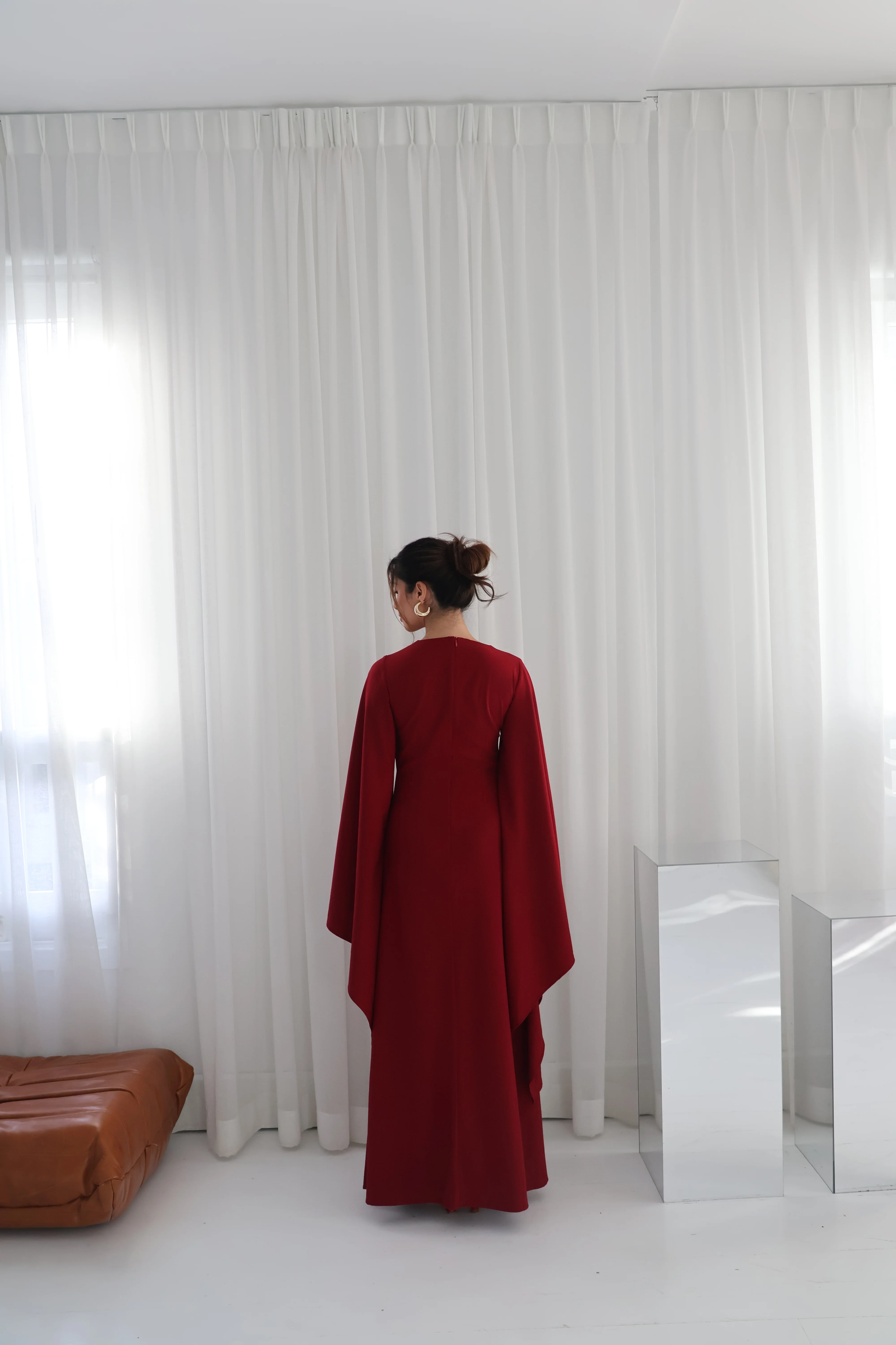 Imani Asym Sleeve Maxi Dress - Image 6