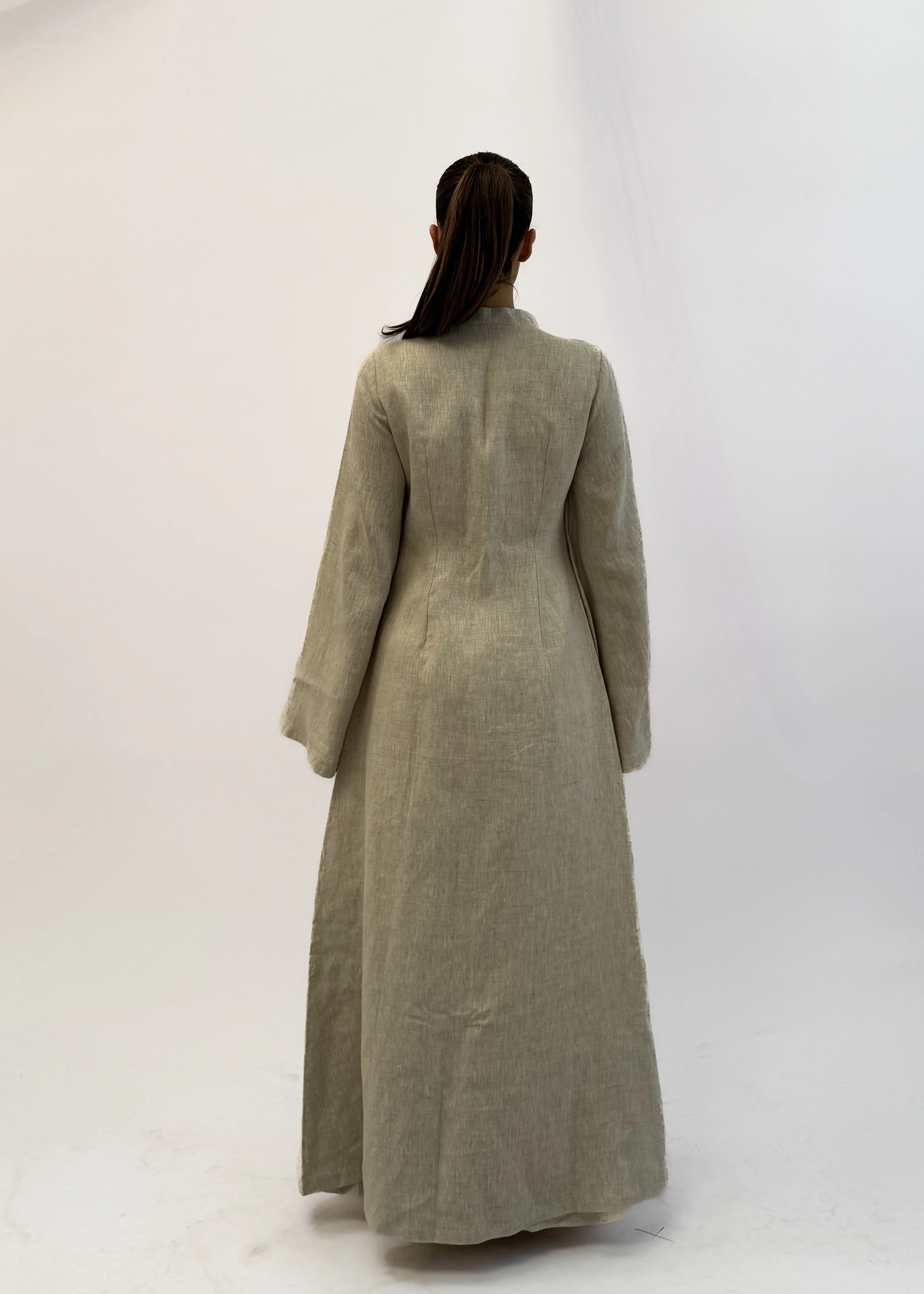 LOULA LINEN ASYM TOP AND SKIRT SET - Image 4