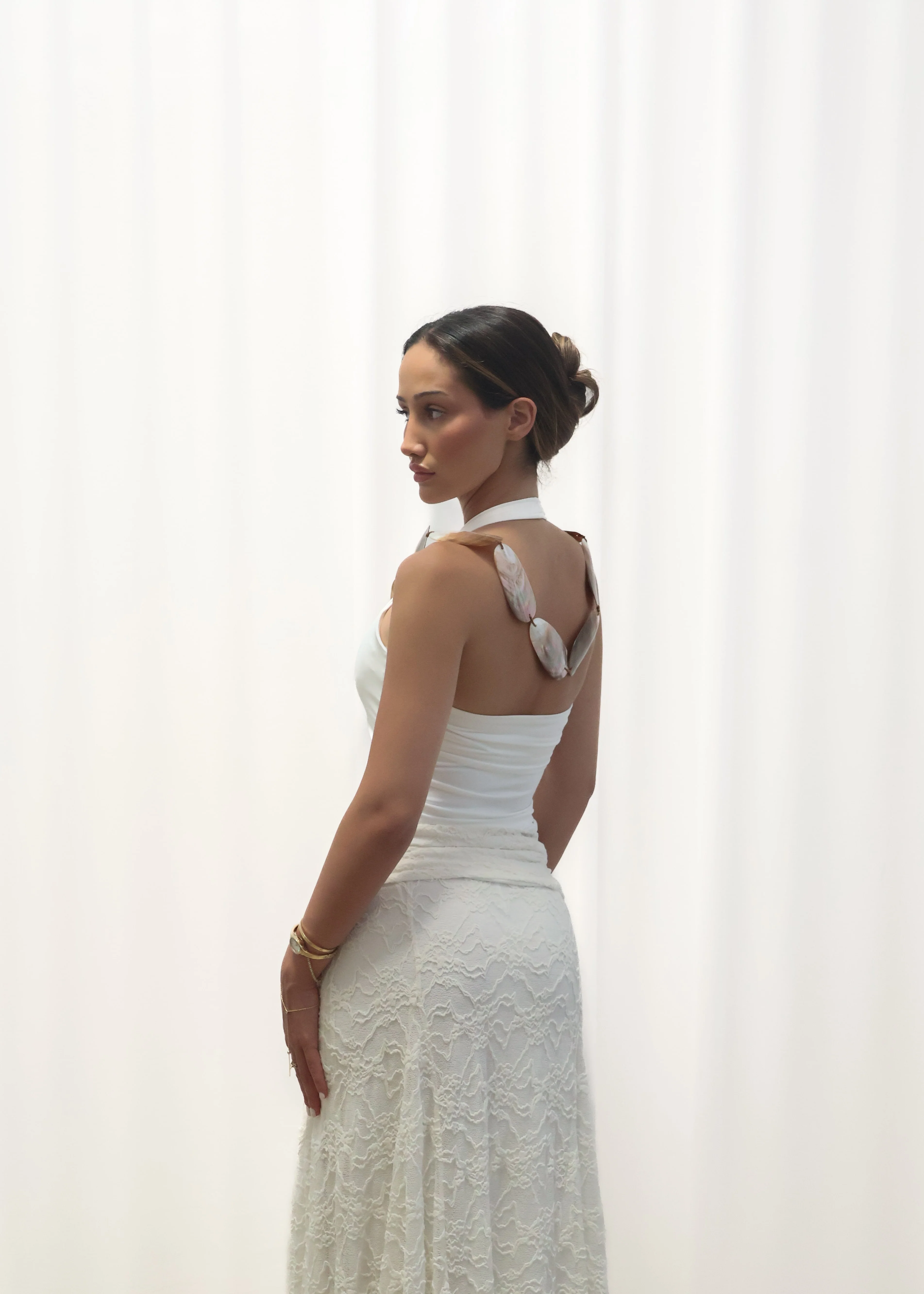 MILA LACE MAXI SKIRT - Image 4