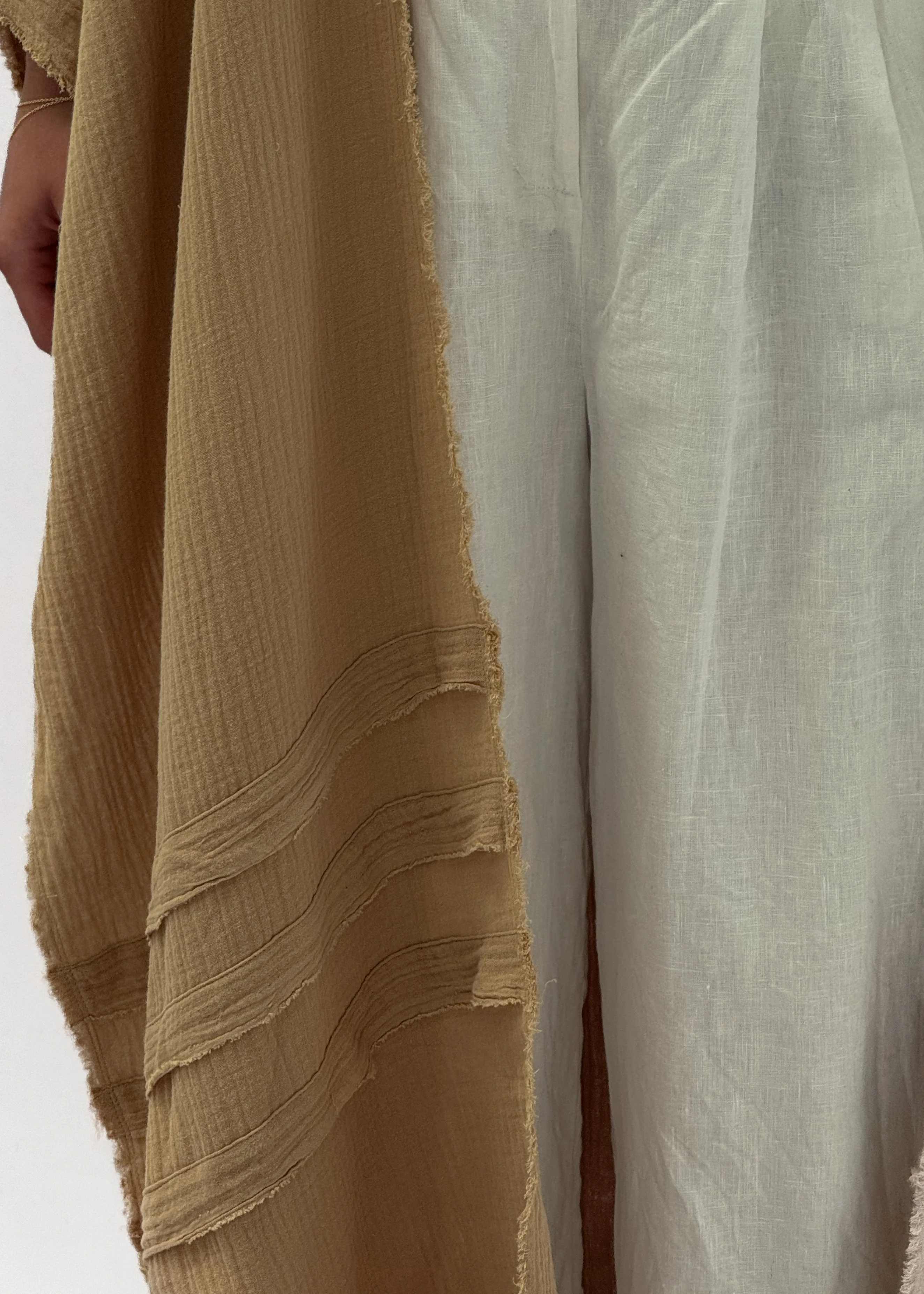 OCEANO COTTON KIMONO - MARIGOLD - Image 3