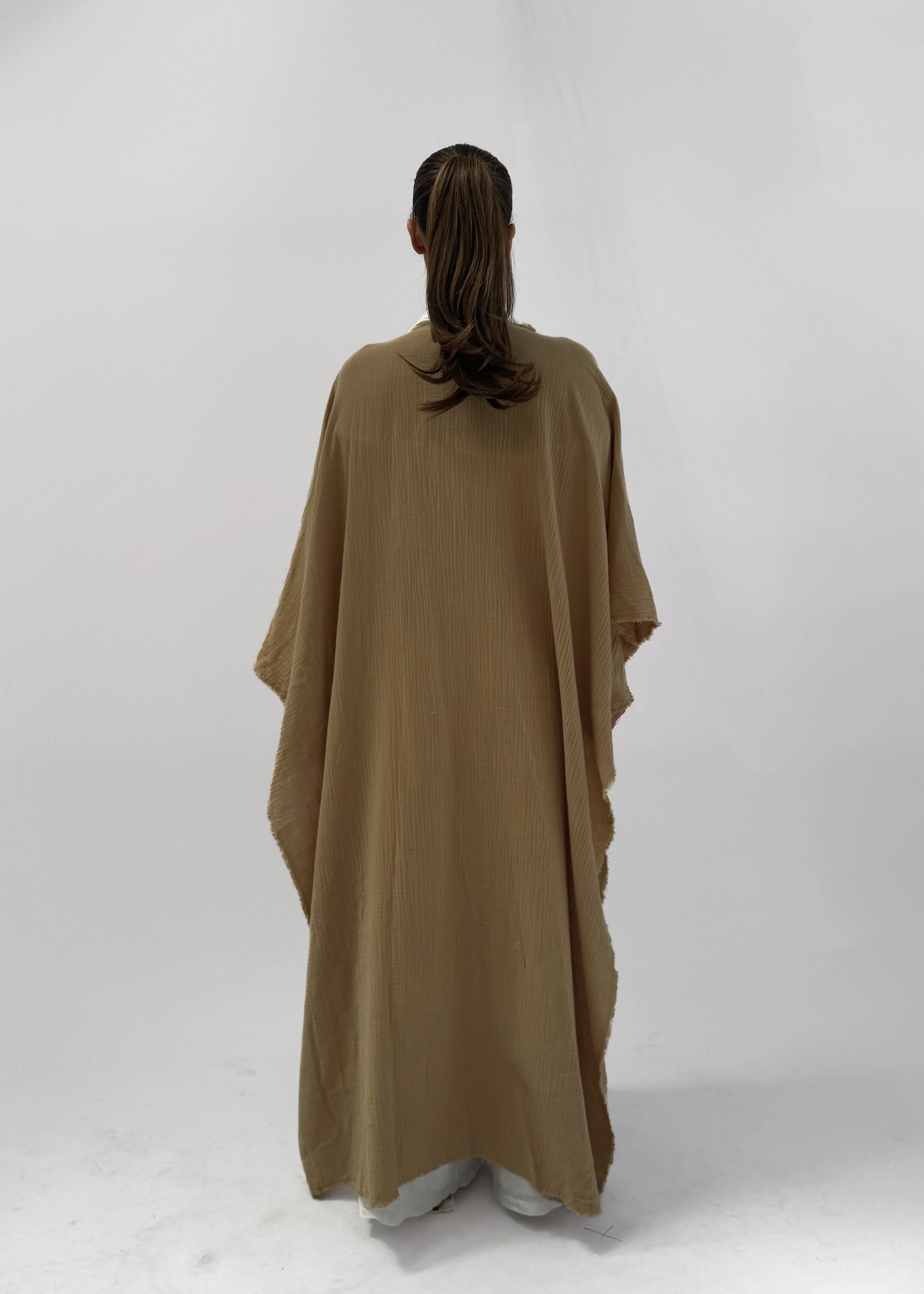 OCEANO COTTON KIMONO - MARIGOLD - Image 6