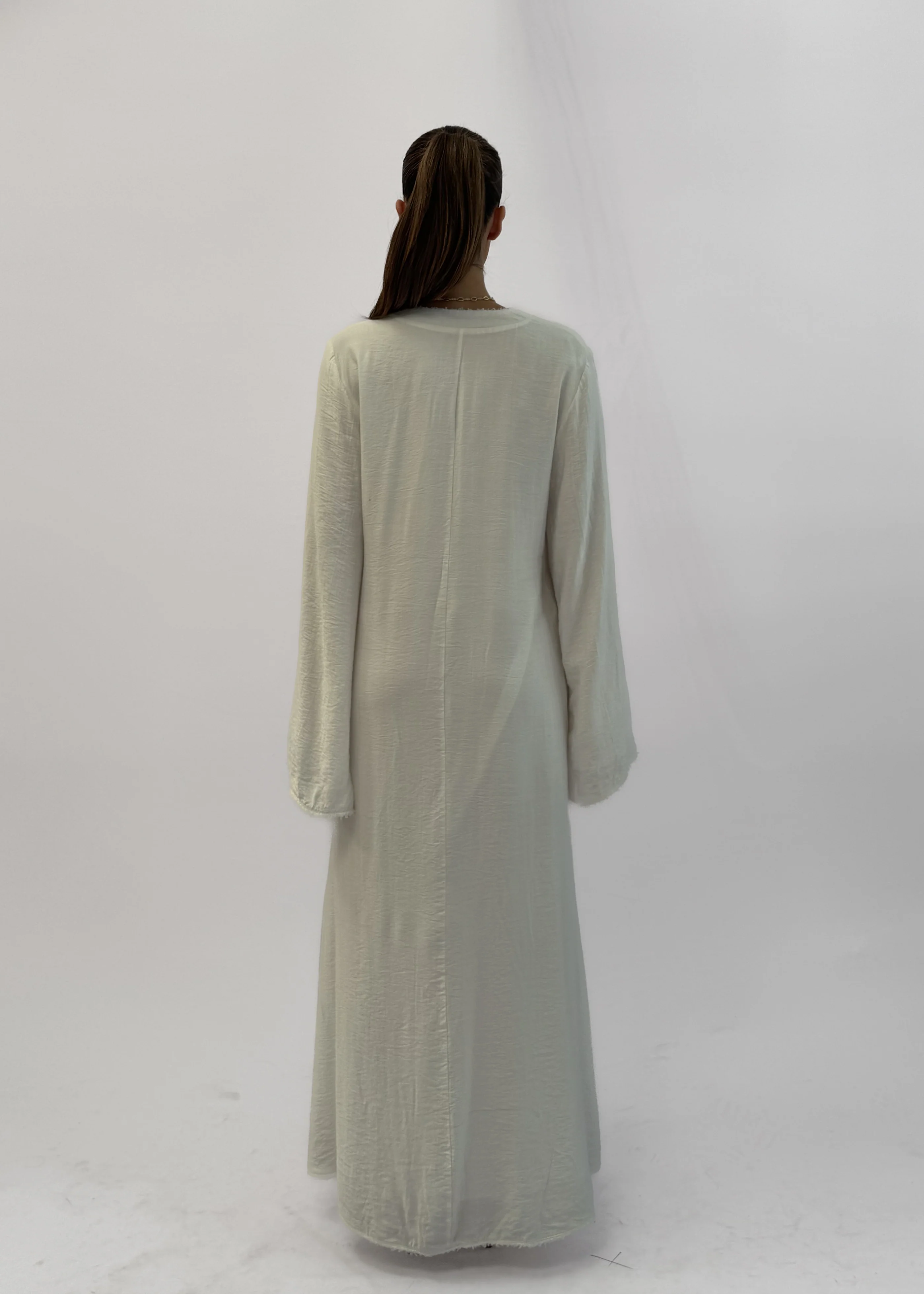 SERENO MAXI DRESS - BLANC - Image 3