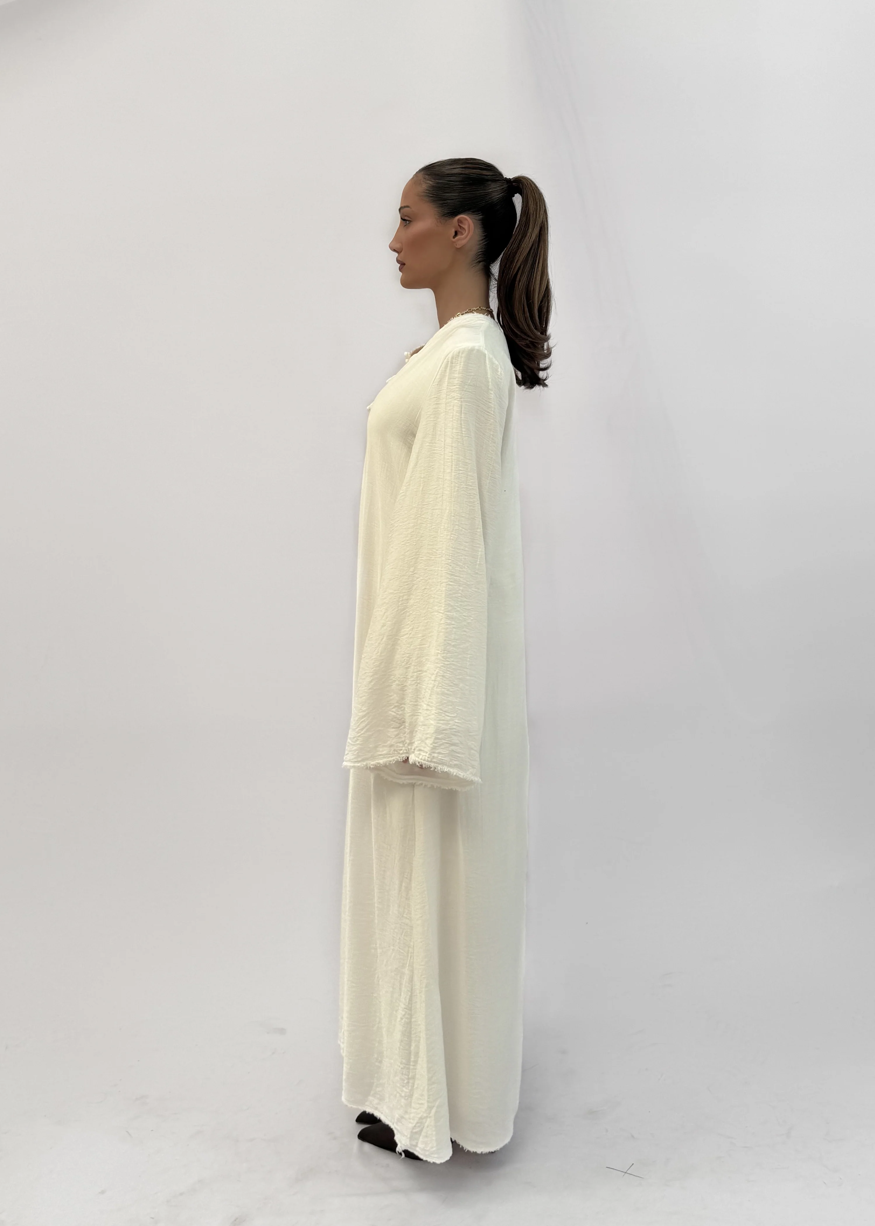 SERENO MAXI DRESS - BLANC - Image 4