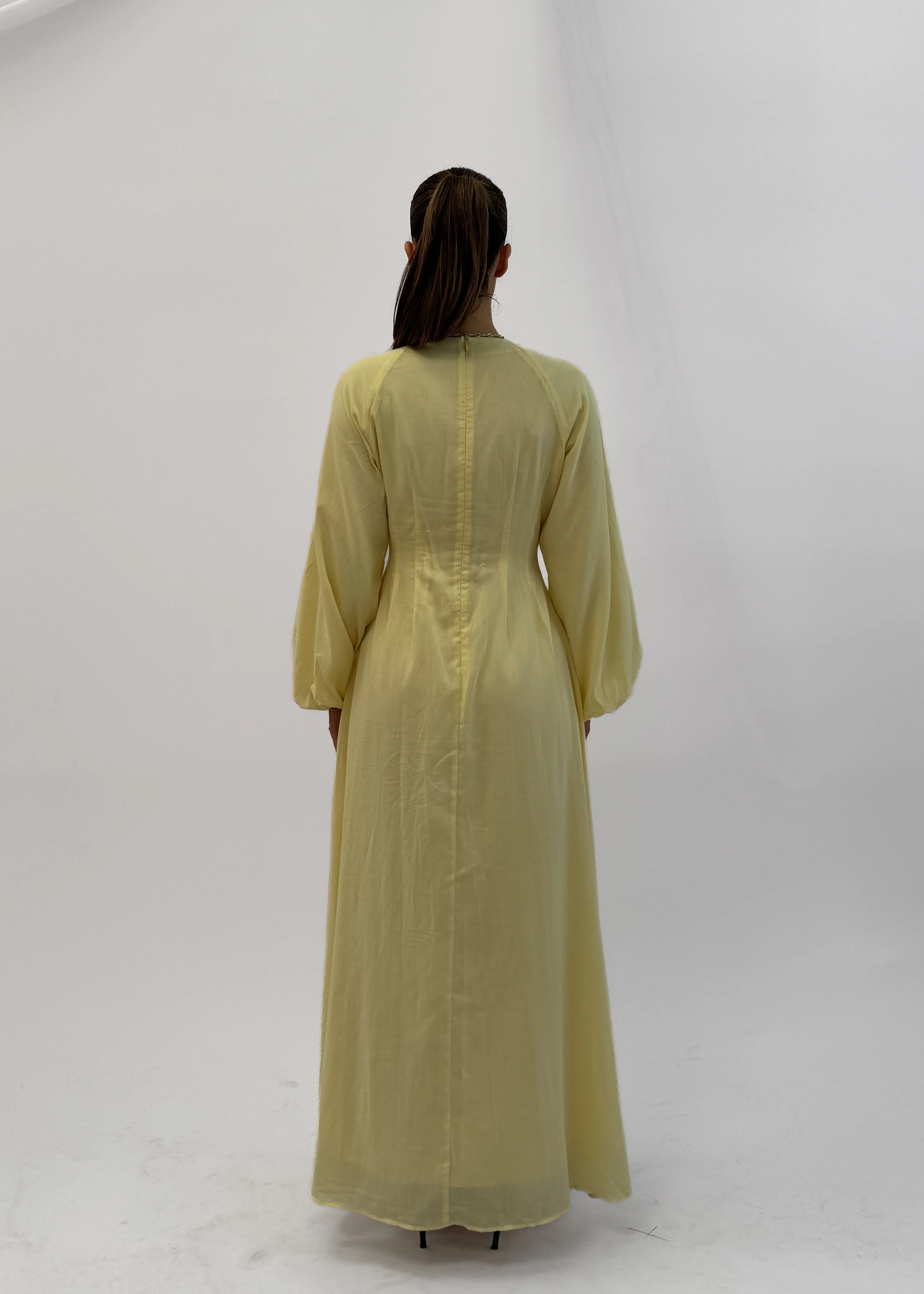 SOLEIL BUTTERMILK MAXI DRESS - Image 3